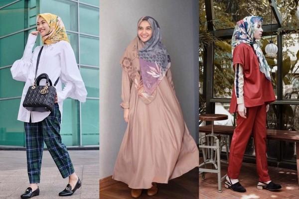 Padu Padan Jilbab untuk Celana Hitam dan Baju Putih