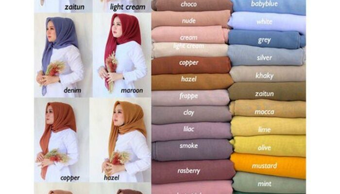 Cermati Pilihan Warna Jilbab untuk Baju Garis Hitam Putih