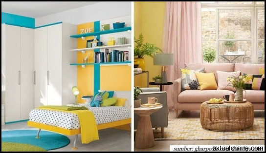 10 Inspirasi Kombinasi Cat Rumah Warna Kuning yang Menyegarkan. Cocok ...