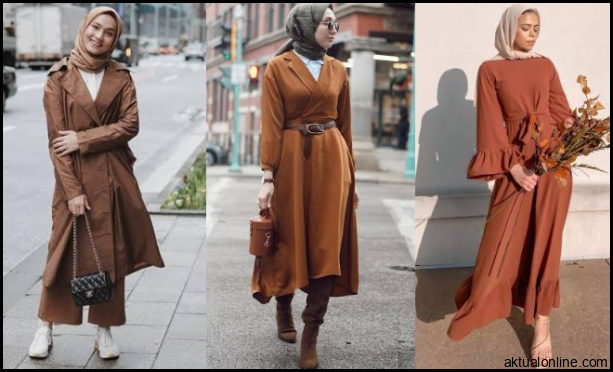 10 Warna Jilbab Cocok dengan Baju Coklat, Terlihat Anggun - Dailysia