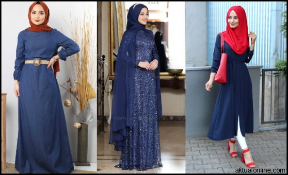 10 Warna Jilbab yang Cocok untuk Baju Biru Navy - Dailysia