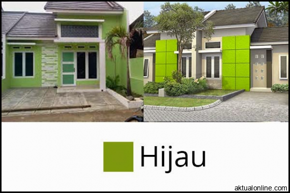 26+ Warna Cat Rumah Hijau Lumut Paling Modern Dan Minimalis