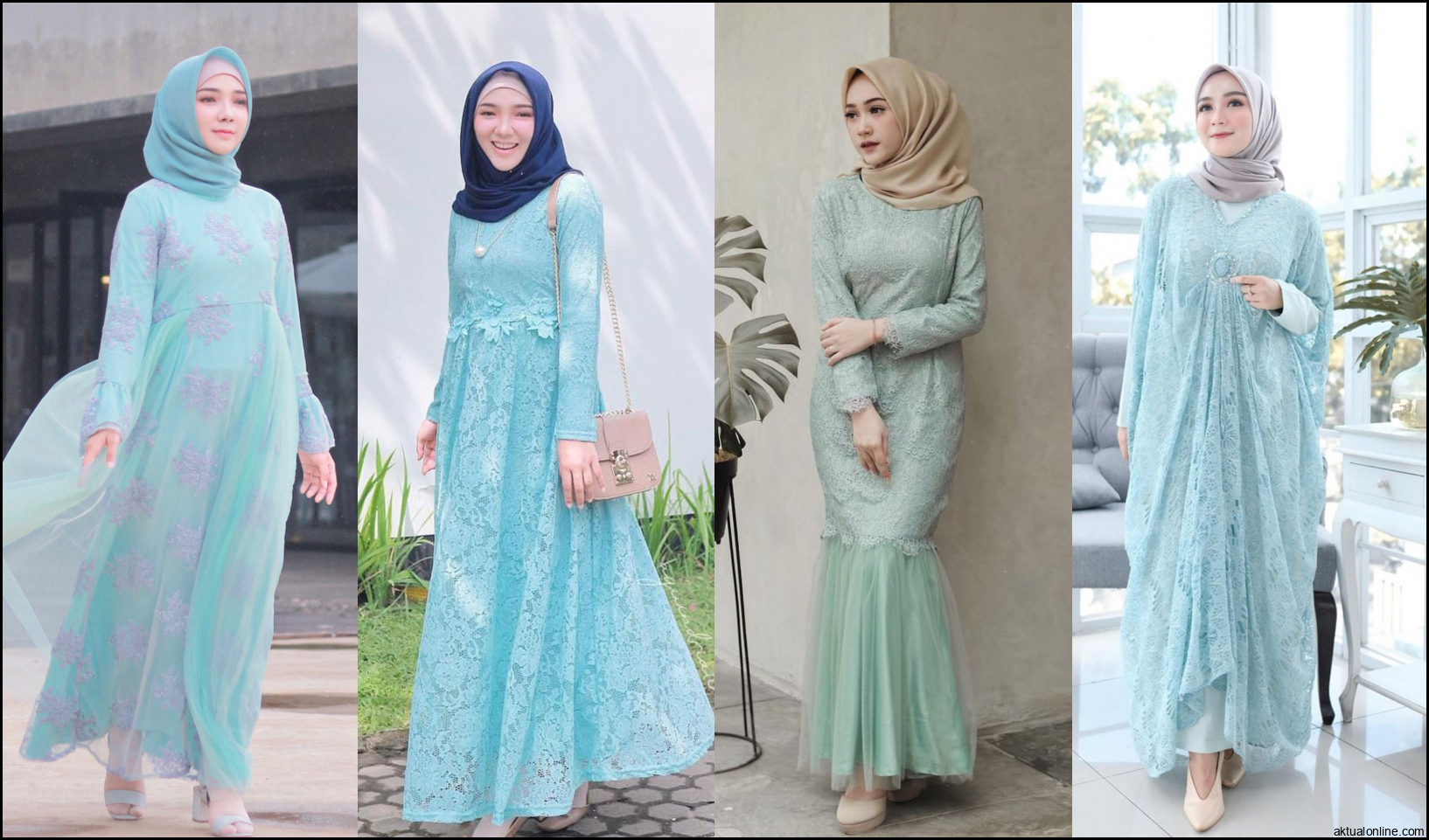 Baju Gamis Biru Muda Cocok Dengan Jilbab Warna Apa - barangnesia.com