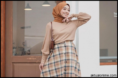 Baju Gamis Warna Coklat Susu Cocok Dengan Jilbab Warna Apa - 5 Hijab ...