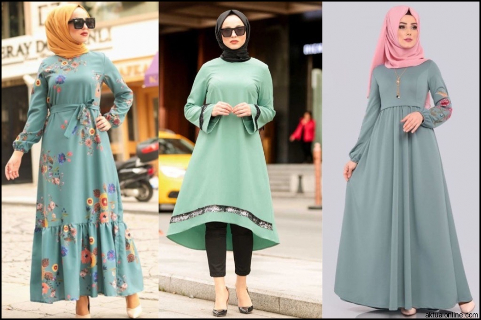 Baju Mint Cocok dengan Jilbab Warna Apa?