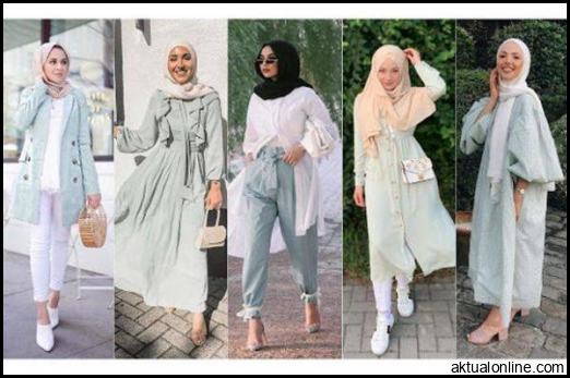 Inspirasi OOTD Hijab Simpel Pergi Ke Kampus yang Elegen dan Modis