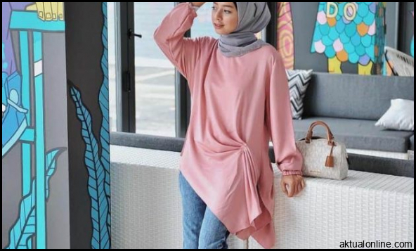 Jilbab Yang Cocok Untuk Baju Warna Salem