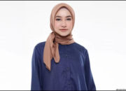 Menentukan Jilbab Terbaik untuk Padanan Baju Gamis Navy Anda